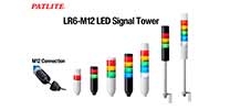 LR6-M12 LED Signal Tower for Automation