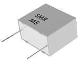 Folienkondensatoren, Baureihe SMR, 150 °C, Radial bedrahtet