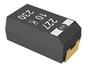 MnO2-Tantal-Kondensatoren, Baureihe T502, 230 °C, SMD (gekapselt und ungekapselt)