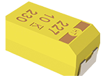 Tantal-Kondensator, Baureihe T498, 150 °C, SMD