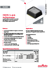 SCL3300 Datenblatt