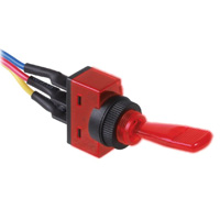 Illuminated toggle switch